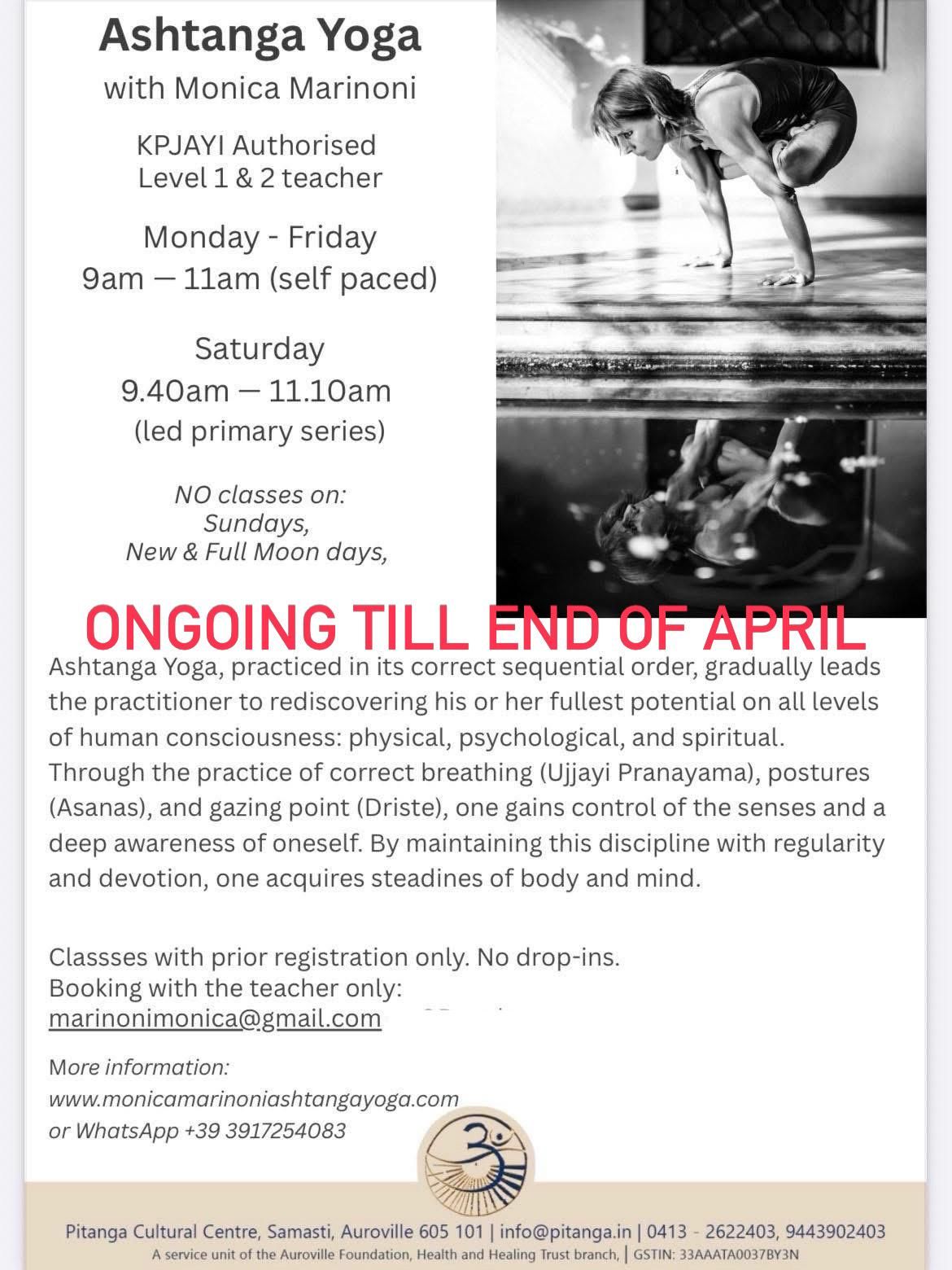 Ashtanga Yoga with Monica Marinoni