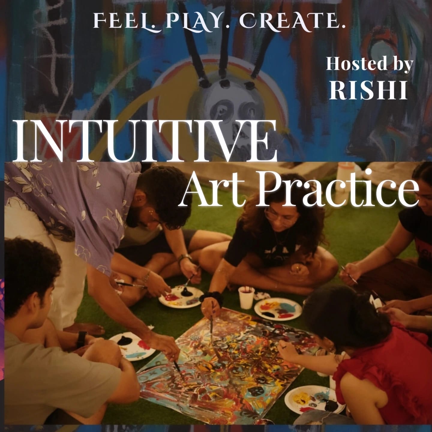 INTUITIVE ART PRACTICE — A Guided Session Learn self-expression through abstract techniques a...