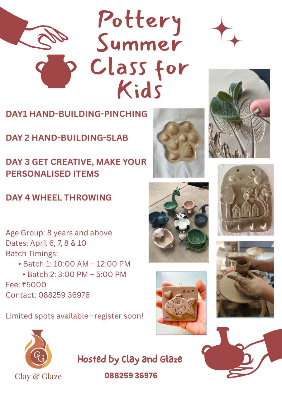 Pottery Summer Class for Kids