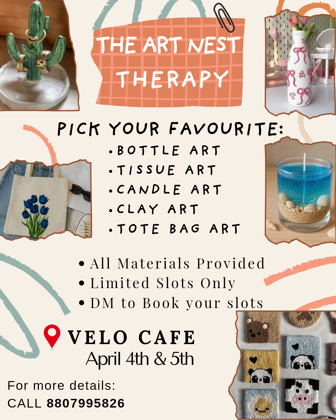 Hi there! π Thank you for your interest in The Art Nest π¨ Weβre hosting fun art activities ...