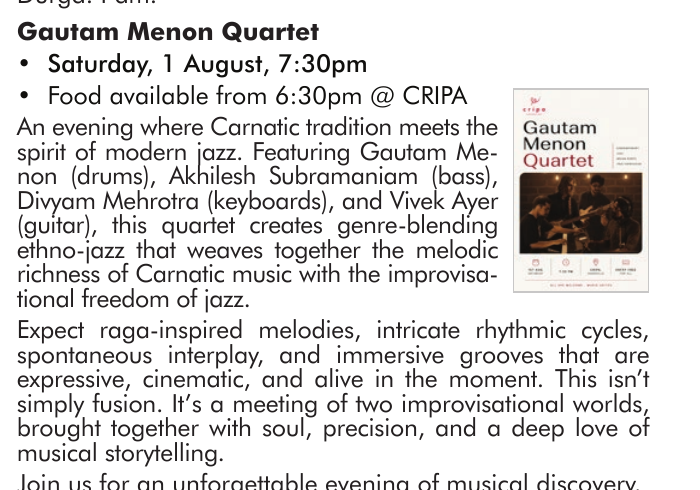 Gautam Menon Quartet